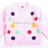 Colorful Polka Dot Design Kids Fashion Knitting Sweater Patterns thumbnail-5