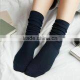 Zm11169a Pure Color Cotton Women Socks Wholesale thumbnail-4
