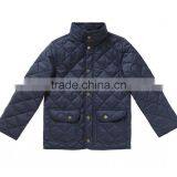 100% Polyester, Taffeta, Down Touch Quilted Padding Children Boys Popular Jacket