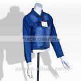 Ladies Cardigan Fashion Casual Jean Jacket thumbnail-2