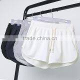 Trade Assurance Custom Breathable Cotton/polyester Plain Womens Gym Shorts thumbnail-4