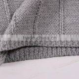 New Fashion Gray Long Sleeve Sweater thumbnail-5