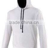 Plain Gray Pullover Hoodie Unisex thumbnail-3