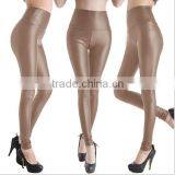 EY0042L 2015 New Autumn and Winter Leather Women PU High Waist High Elastic Leggings thumbnail-5