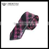 Wholesale Fashionable Musical Notes Printed Tie thumbnail-2