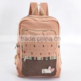 Fashion Canvas backpack, Travel bag, Computer bag, Girl's sweet bag