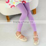 New Fashion Blank Candy Color Cotton Kids Girl Leggings thumbnail-3