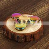 Manufacturers of New Metal Zinc Alloy Rotating Toys UFO Triangular Leaf Finger Gyro Glowing Fingertips Gyro thumbnail-2