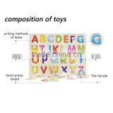 2017 Toys Puzzle Wooden Toy Letters Puzzle Wooden Alphabet Learning Toy thumbnail-5