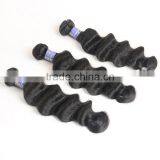 100 Human Hair Weave Color #4, Very Cheap Grade 6A Peruvian Deep Wave Virgin Hair thumbnail-4