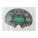 Water-proof Textured Membrane Custom Switch Keypads With Glossy Window