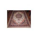 Hand Knotted Persian Style Silk Carpet thumbnail-3