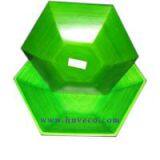 Hexagonal Bamboo Bowl Set thumbnail-1