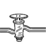Two-way Oblique Bore Stopcock