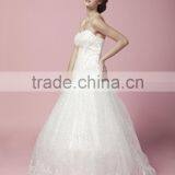 Sweetheart Mermaid Lace Mermaid Color Off-the-shoulder Wedding Dress Bridal for Bride V-neck Bridal Dress 2017 AS280 thumbnail-4