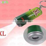 Plastic Mini Keychain With Unique Can Shape Keyring