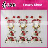 New Design 3d Flower Lace Embroidered Fabric 1.3m