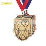Promotional Custom Made Metal Good Quality Boxing Medal With Ribbon thumbnail-1