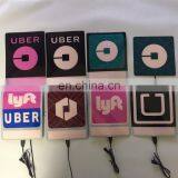 Uber el Flashing Car Sticker Glow Car Sticker on Can Window With 2AA Battery Inverter Free Shipping New Uber thumbnail-1