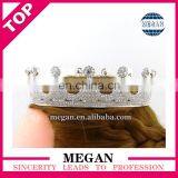 Bridal Wedding Prom Princess Rhinestone Crystal Circle Crown Manufacturers thumbnail-4