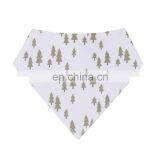 Soft Organic Cotton With Snaps for Teething Drooling Newborn Cotton Baby Organic Burp Cloths Cotton Baby Bandana Bibs thumbnail-3