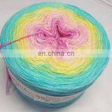 New 49%Polyester 26%Recycled Cotton 24%Acrylic 1%Wool Spray Dyeing Fancy Blended Knitting Yarn thumbnail-4