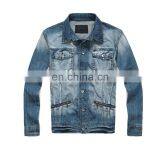 DiZNEW Men's Basic Varsity Jeans Denim Jacket thumbnail-3