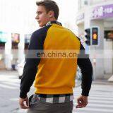 LAITE H2038 High Quality 100%Polyester Patchwork Custom Oversized Mens Sweatshirt Crew Neck Sweatshirt Women thumbnail-5