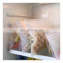 4 Size 1/3/5 Pack Translucent Frosted Peva Material Food Packing Bag Storage Bag For Food Refrigerator Vacuum Bags Storage thumbnail-1