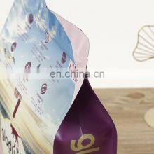 Custom Amazon Best Sell Silver Golden Clear Zip Lock Stand up Pouch Aluminum Foil Mylar Bag thumbnail-5