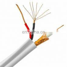 RG6 White Siamese Plenum Coax Cable, 1000 Ft. RG6 With Power thumbnail-1