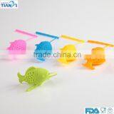 2015 Newest Color Less Orange FDA/LFGB Standard Silicone Tea Strainer thumbnail-4