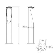 LED Architectural Bollard Lighting for Garden Pathway thumbnail-3