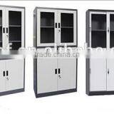(DL-GC2)Metal Bookcase With Glass Sliding Doors/ Sliding Glass Door Filing Cabinet/Steel Lockable Files Cabinet With Glass Door thumbnail-4