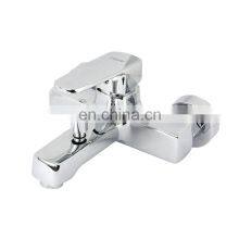 LIRLEE Ceramic Valve Core Wall Mounted Rainfall Bathroom Shower Brass Bathtub Mixer Faucet thumbnail-1