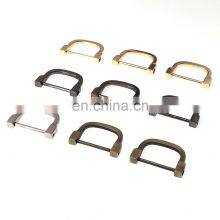 Bag Accessories Unique Shaped Detachable Screw Solid Zinc Alloy Shackle D Button Ring Buckle thumbnail-4