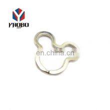 Professional Nice Quality Metal Heart Shaped Key Ring Split Ring Bulk thumbnail-3