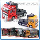 Mini Qute 1:32 Kid Die Cast Pull Back Alloy Engineering Tractors Truck Vehicle Diecast Model Car Educational Toy NO.MQ 2212B