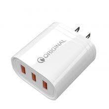 Wholesale Price QC 3.0 USB Wall Charger US EU Charger for IPhone Travel Adapter Fast Charger thumbnail-1