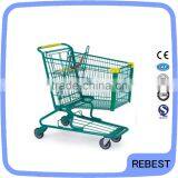 Powder Coating Steel Material Shopping Trolley thumbnail-1
