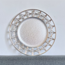 Nordic-Style Round Dinner Plate Creative Dried Fruit Plate Plastic Tableware White Food Container Western Dishes Steak Dinnerware thumbnail-3