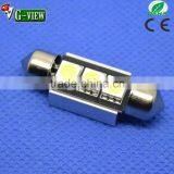 Canbus auto led light bulb F-36mm 3smd 5050 car doom license plate 12v led lamp
