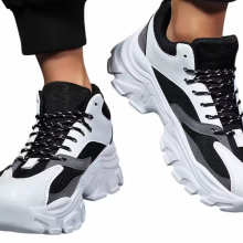 Men's Casual Sneakers Street Style Easy Wearing Knob Height Increasing Running Walking Shoes Hard-Wearing thumbnail-4