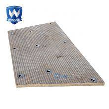 WD520 Abrasion High Resistance Chromium Carbide Overlay Bimetal Wear Plate for Tractor Shovel Liner thumbnail-4