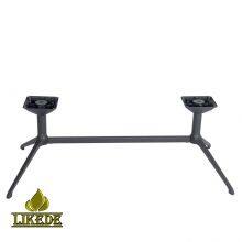 Black Cast Aluminum Outdoor Coffee Table Base Metal Furniture Legs