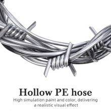 Razor Wire Fence Stretch Ribbon Barbed Wire Coil Double Twisted Barbed Wire thumbnail-2