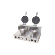 Industrial-Grade Double Waffle Maker With 2.5mm Thick Cast Iron Plates thumbnail-2