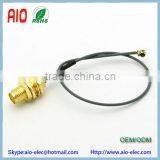 Rf1.13 RP-SMA Female Bulkhead Connector to UFL Female Connector RF Antenna Adapter Cable thumbnail-1