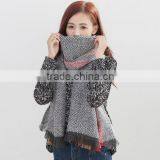 New Arrival Winter Ladies Fashion Fringe Tassel Chervon Pattern Russian Shawls Scarf thumbnail-1