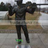 Brass Shooting Statue Carving